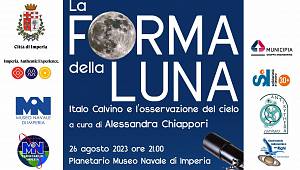 Planetario di imperia presenta  la forma della luna  italo calvino e l'osservazione del c